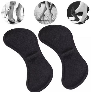 2 x Heel Grips Pads Liner Cushions For Loose Shoes Pair Adhesive Foot Care FAST
